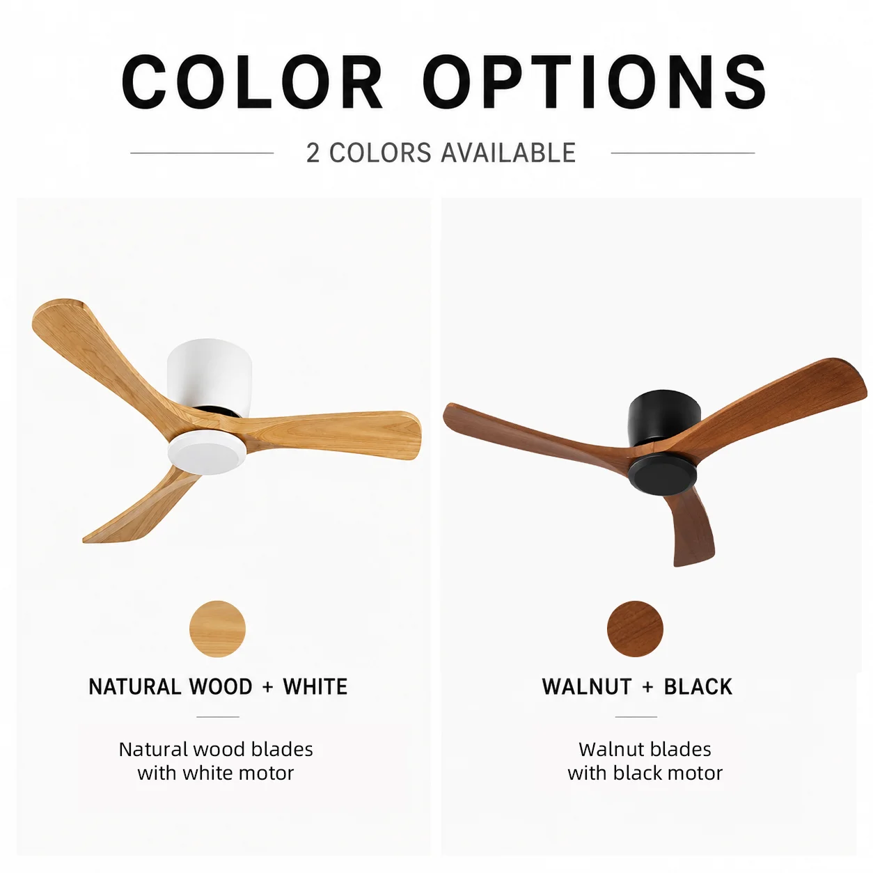 Ceiling Fan, USA, 35W(0.05hp), Wood+Metal - detail 12