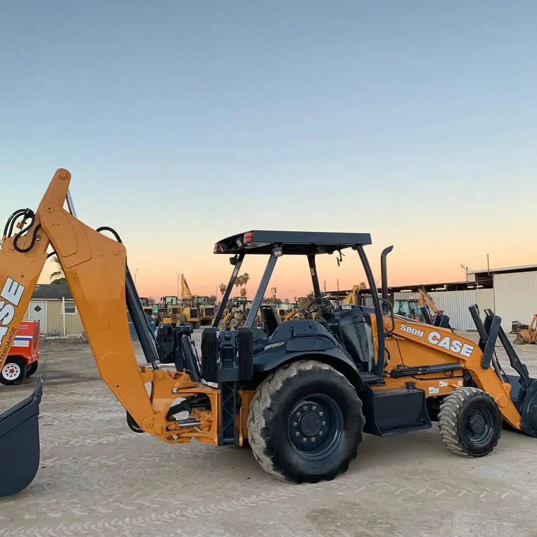 High Quality 851FX 4WD Tractor Loader Backhoe Wheel Loader 96HP 72KW Euro5 Engine Eaton Pump Motor Bearing High Efficiency Used