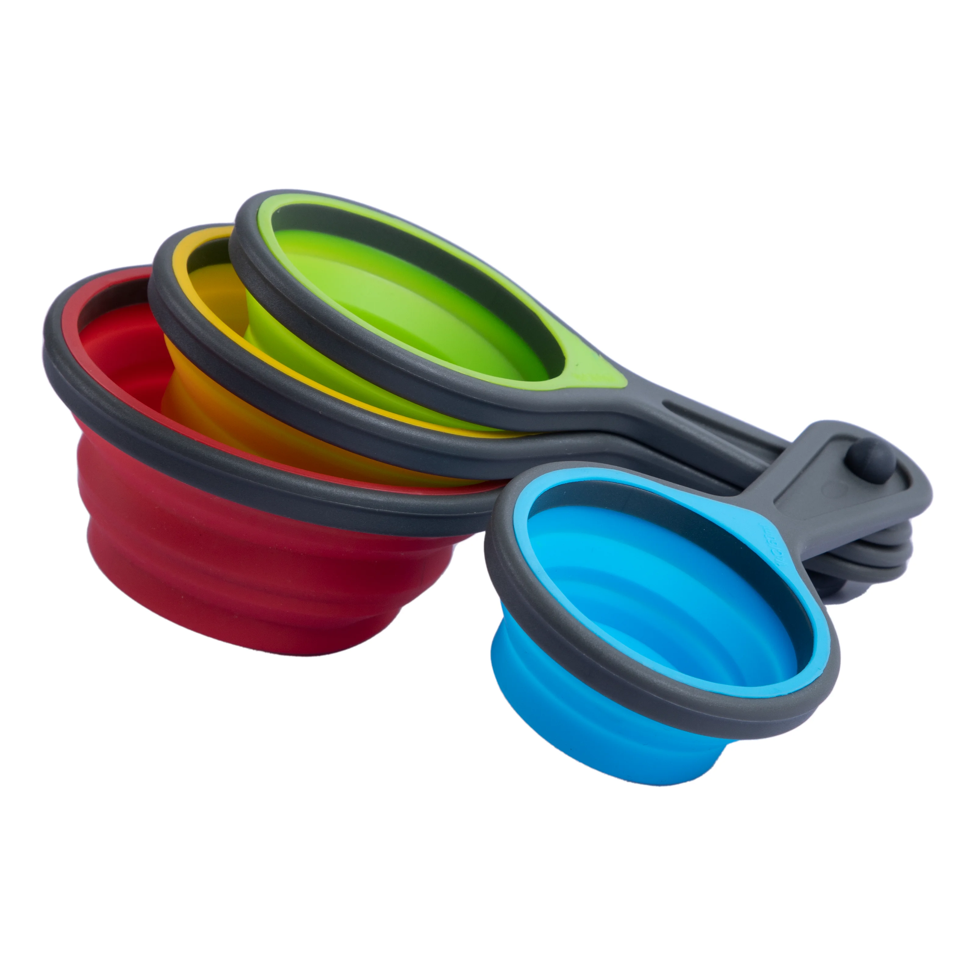 High Quality Bpa Free Colorful Silicone Measuring Spoons Set Kitchen Utensil Set