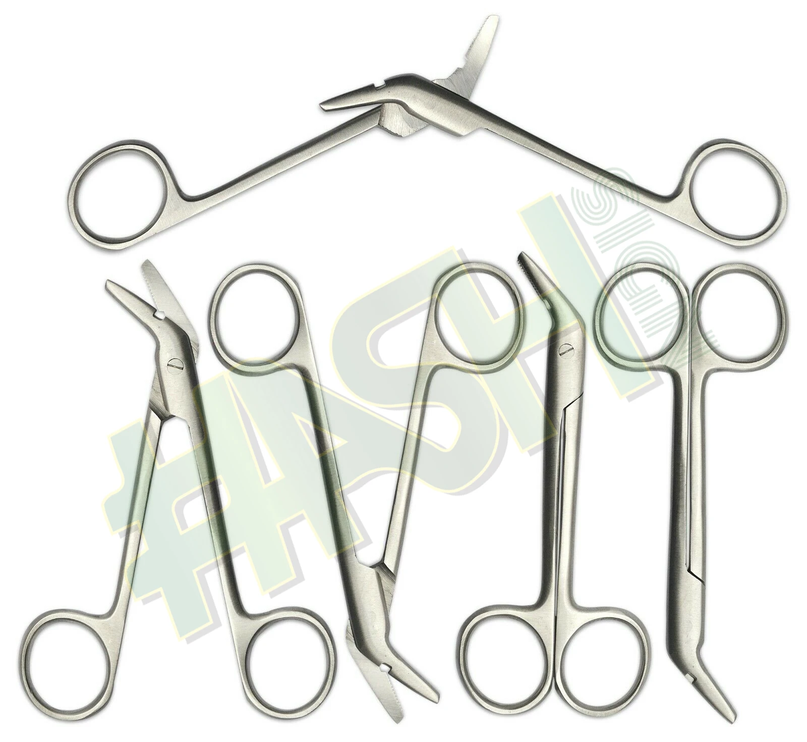 Dental Suture Wire Cutting Scissor Surgical Universal Angled