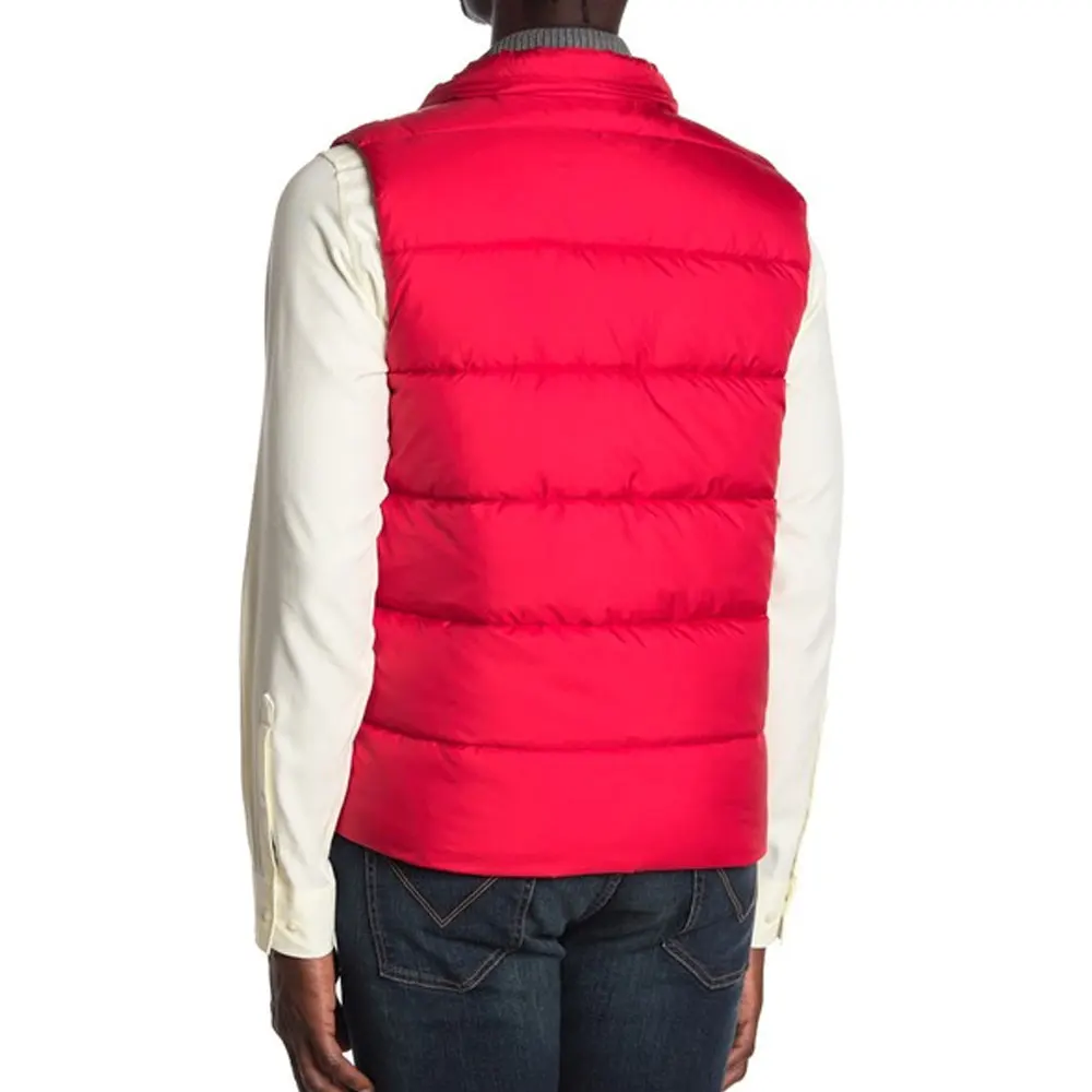 Custom Men Outdoor Lightweight Outer Shell Heat Puffer Vest Bluetooth Four Heating Zones Men Clothes Winter Heated Down Vest
