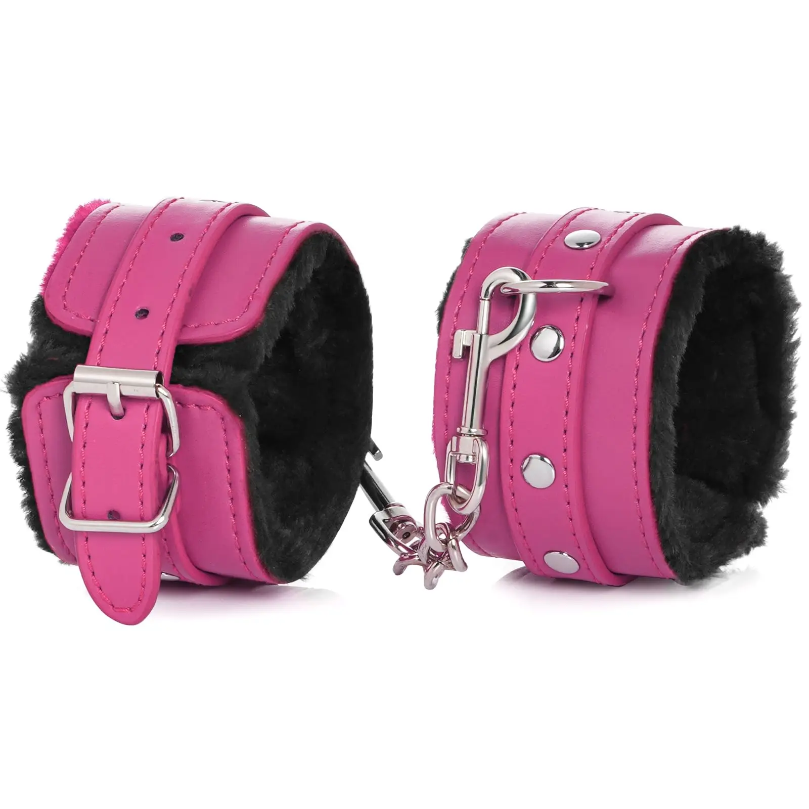 Furry Plush Handcuffs Leather Sex Hand Cuffs Adult Erotic Toys