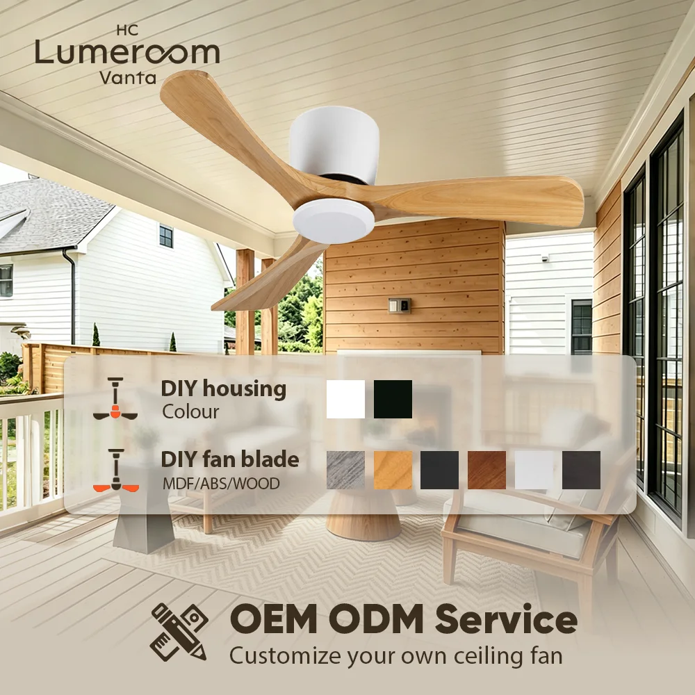 Ceiling Fan, USA, 35W(0.05hp), Wood+Metal - detail 8