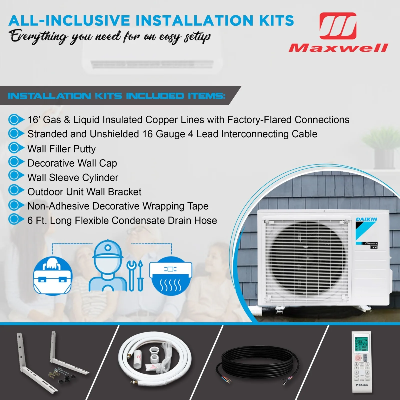 Split Air Conditioner, 12000, BTU, SEER2, R32 - detail 6