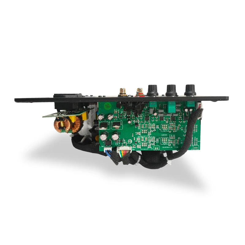 Class D Subwoofer Amplifier Board with 4 Ohm Output Impedance 30-200 Hz Frequency Response and Toroidal Power Supply