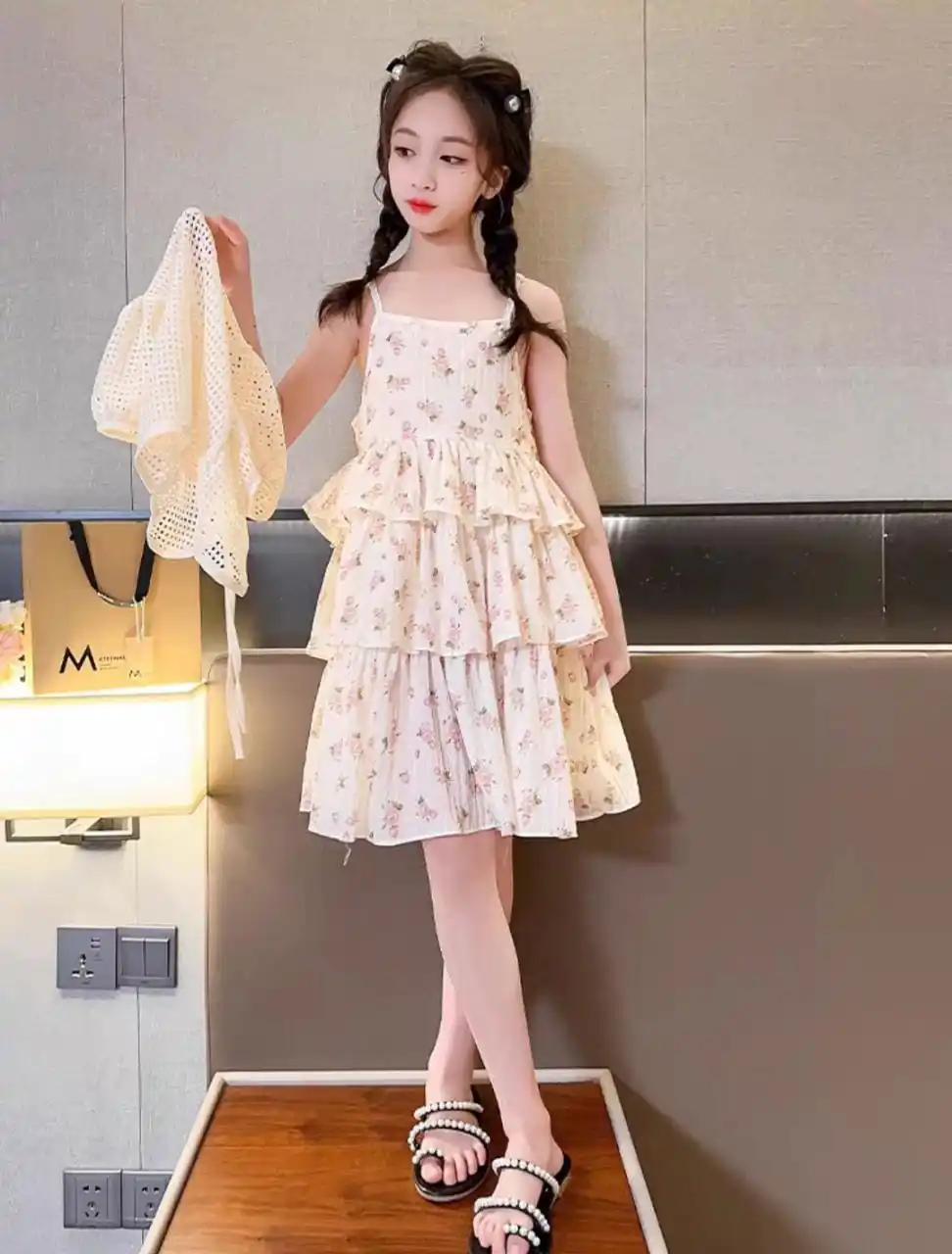 Summer Kids Party Dress Korean Kids Clothes Fashion Skirt Princess Wholesale 1-4 Years old