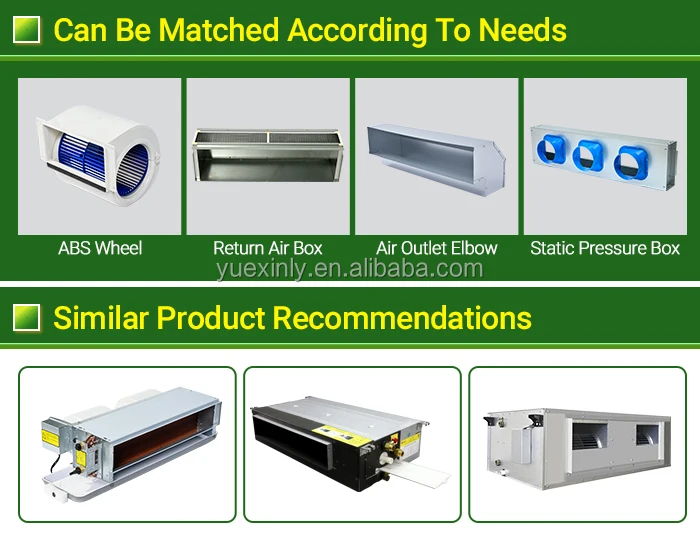 Fan Coil Unit, Ceiling, Ducted, HVAC - detail 8