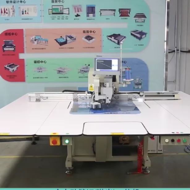 GetonAgain  Automatic Sewing and 80W Laser Cutting Machine For Garment