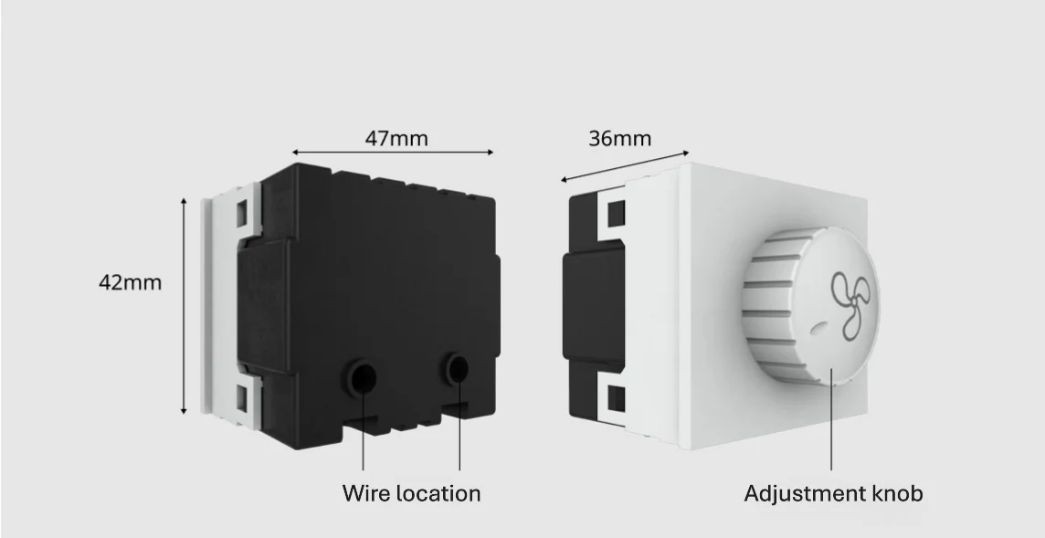 For Adjust the Fan, Plastic, Wall - detail 8