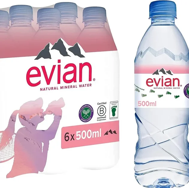 Premium Grade Evian Still Natural Mineral Water L Pack Of Buy