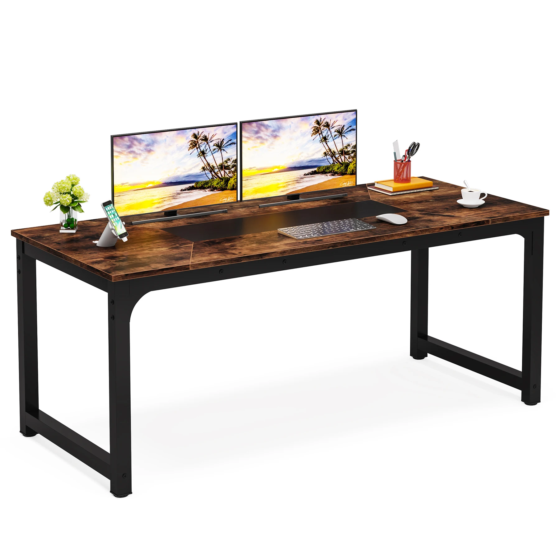 Unique Rectangular Work Table Office Desk Wooden Computer Table Desk