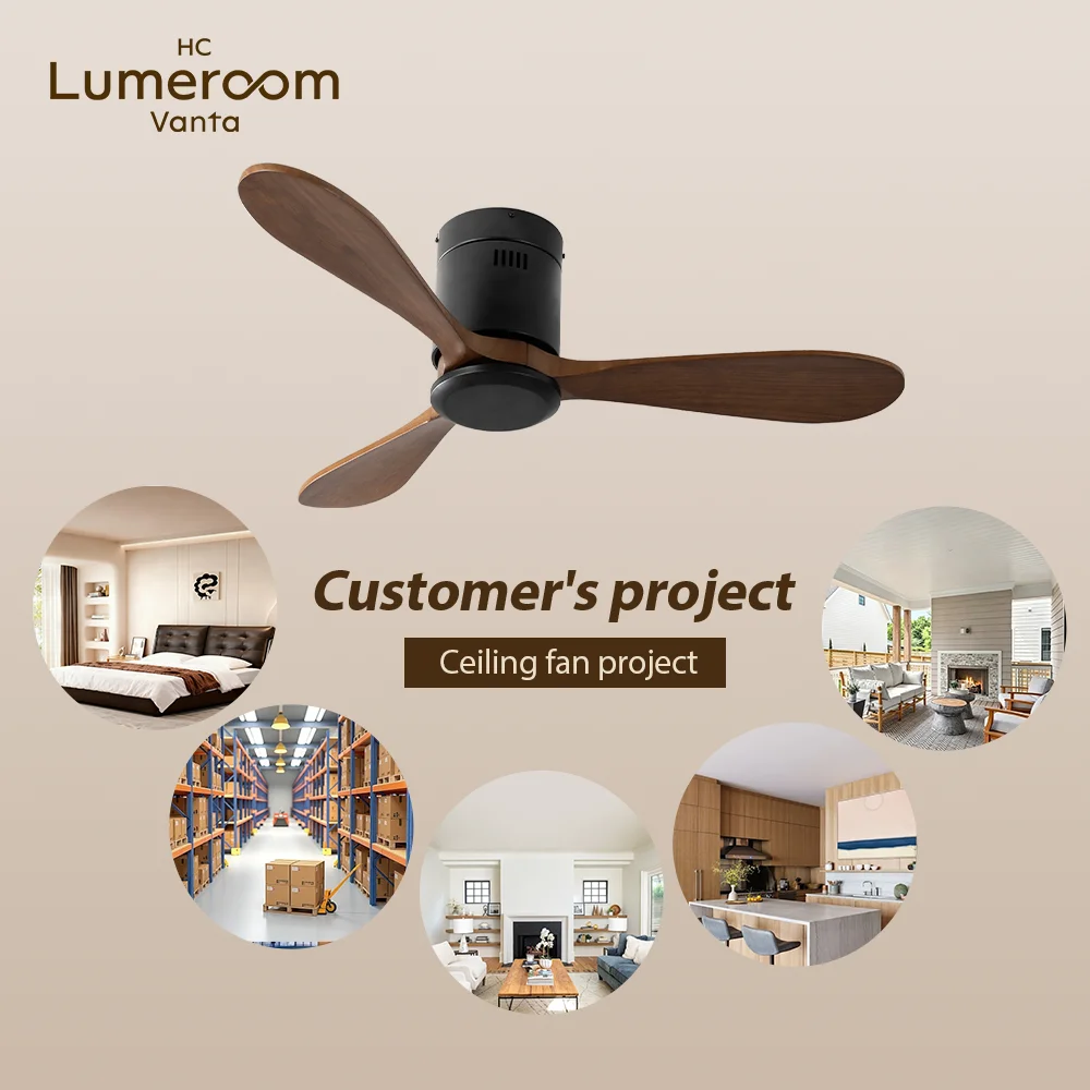 Ceiling Fan, USA, 35W, Solid Wood + Metal - detail 8