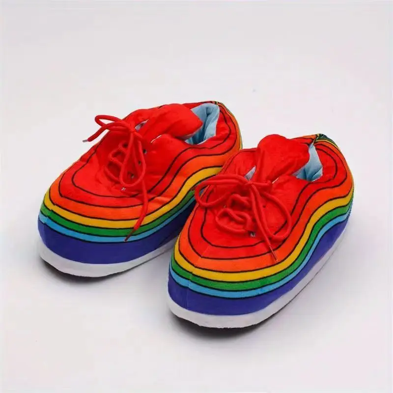 Mens Warm Cozy Plush Comfy Non-slip Home Shoes winter New design wholesale price Slippers For Gift