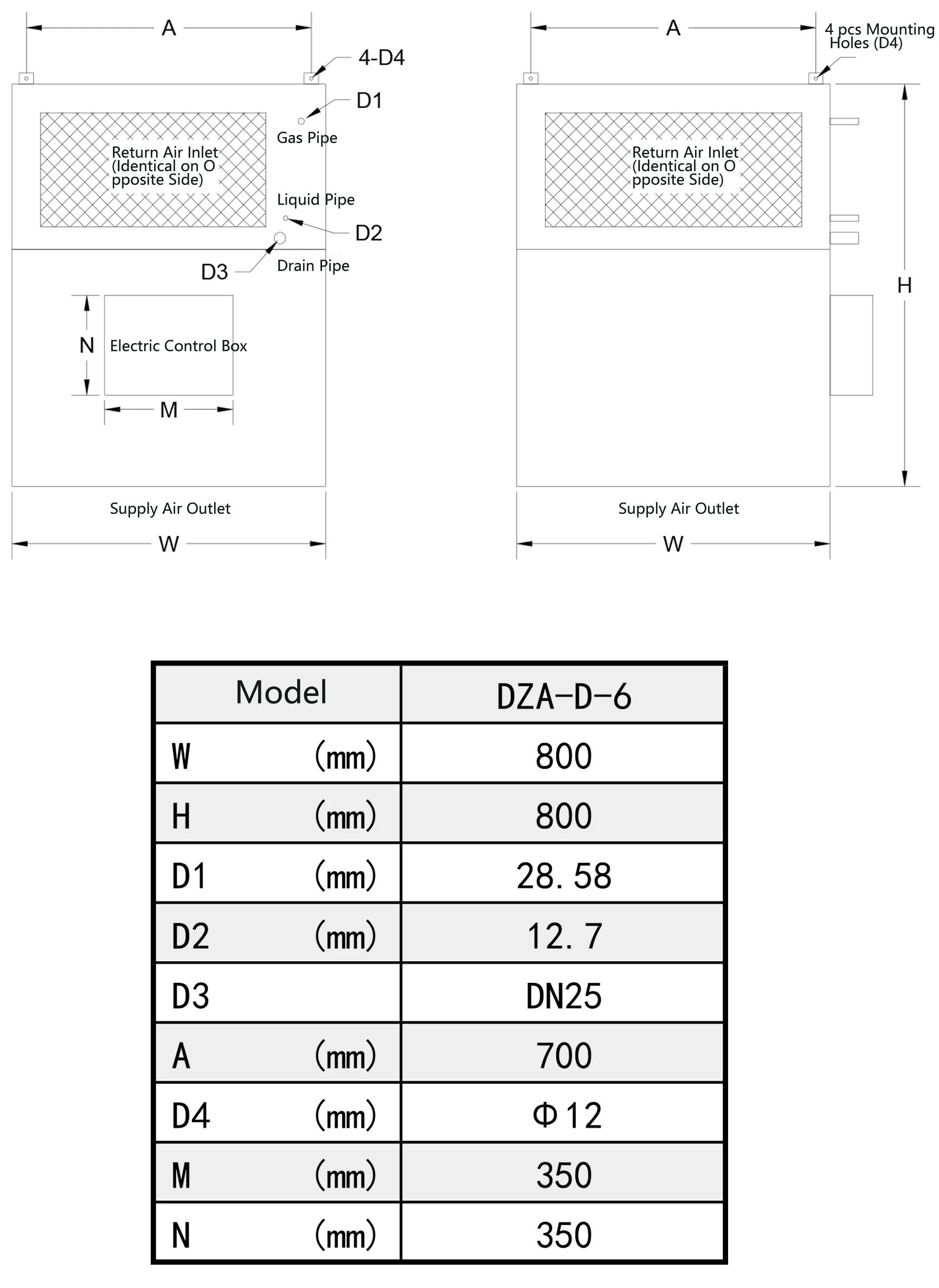 Direct Expansion Indoor Unit, 0-6900, 0-6900 m³, Cooler - detail 8