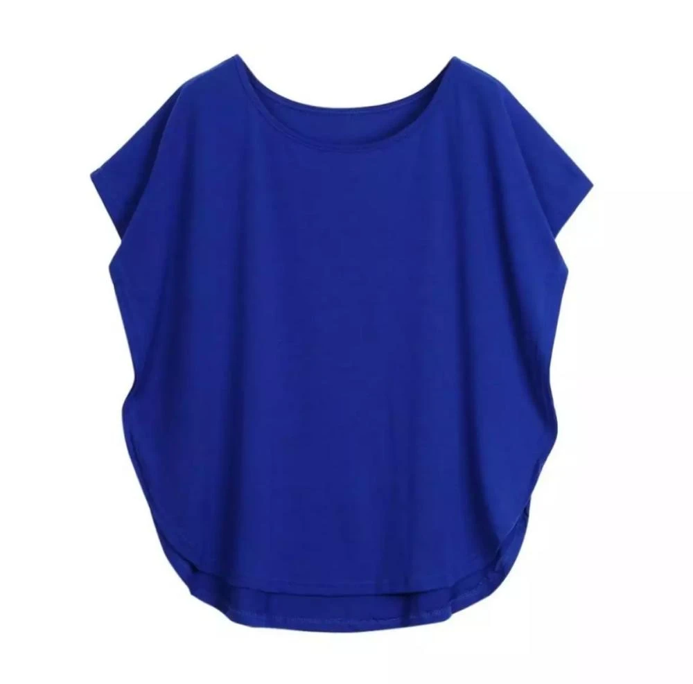 Hot Sale New Casual Wear Crop Top T Shirt Quick Dry Breathable Cotton Polyester T Shirts O-Neck Washed T Shirts With Quality