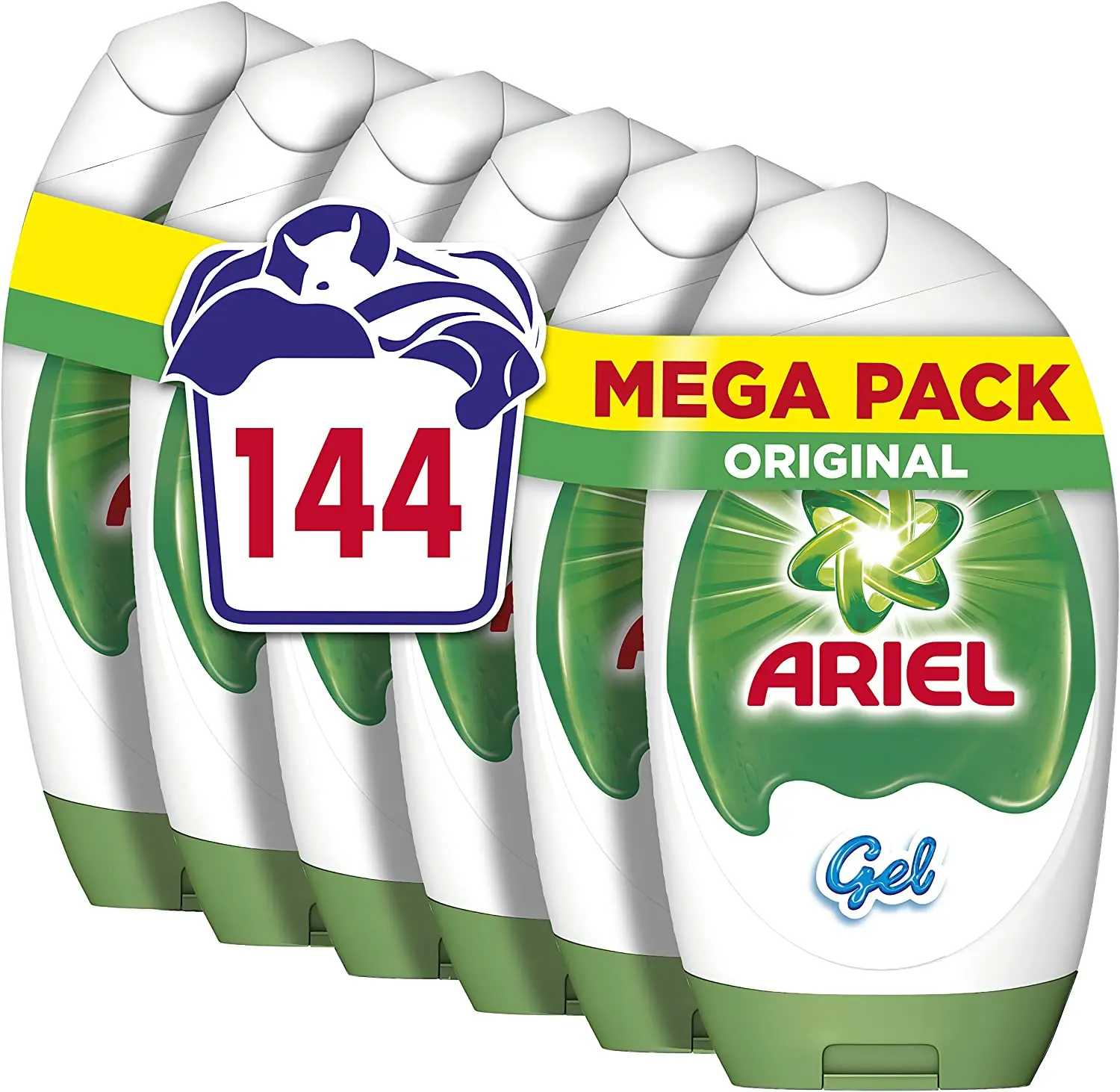 Ariel Washing Liquid Laundry Detergent Gel Washes X Ml