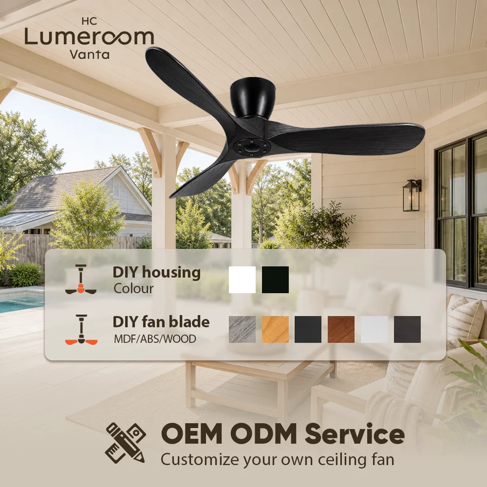 Ceiling Fan, USA, 35W(0.05hp), Solid Wood + Metal - detail 8