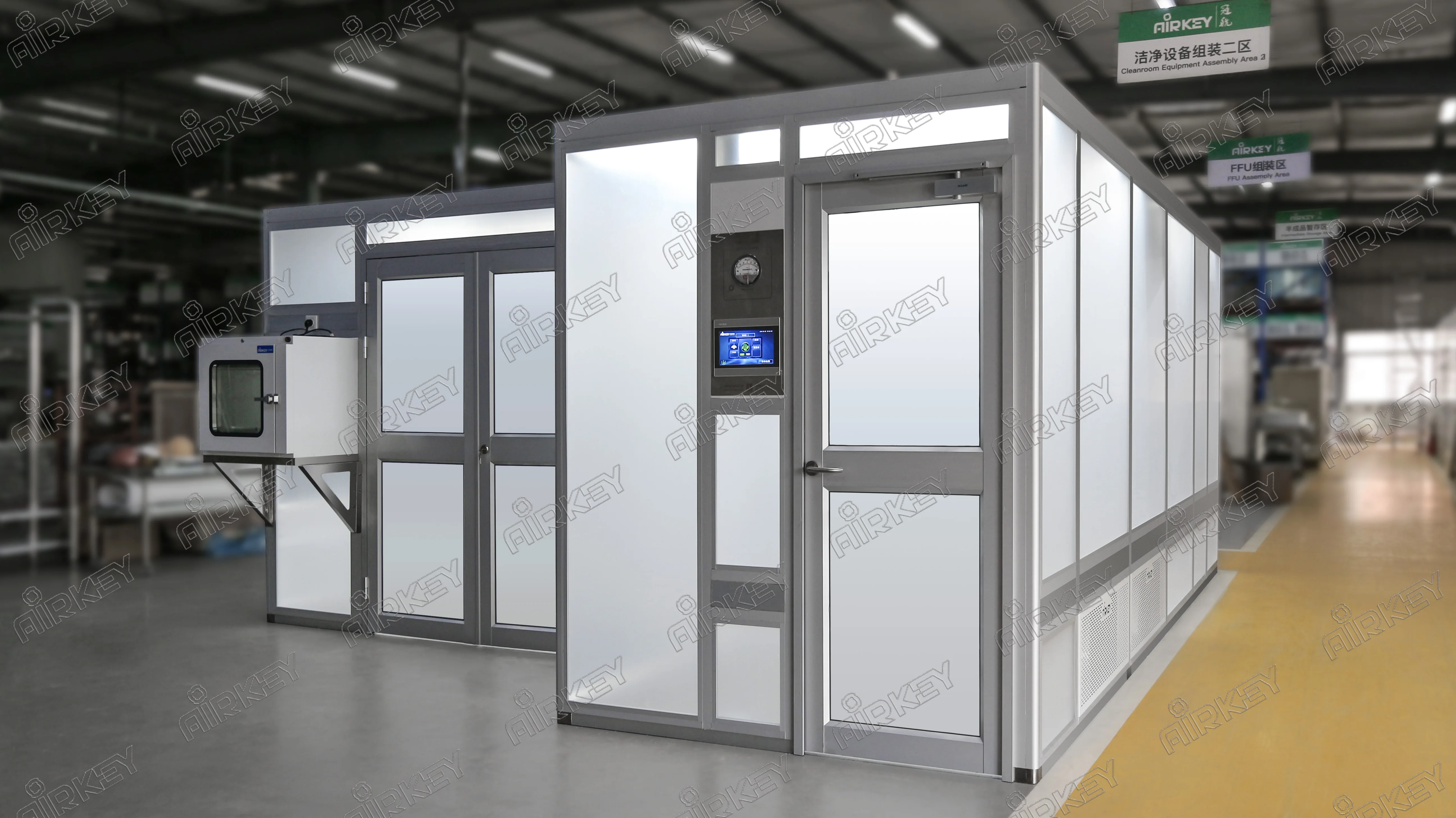 Air Handling Units, ISO5/6/7/8, 110V, modular cleanroom - detail 8