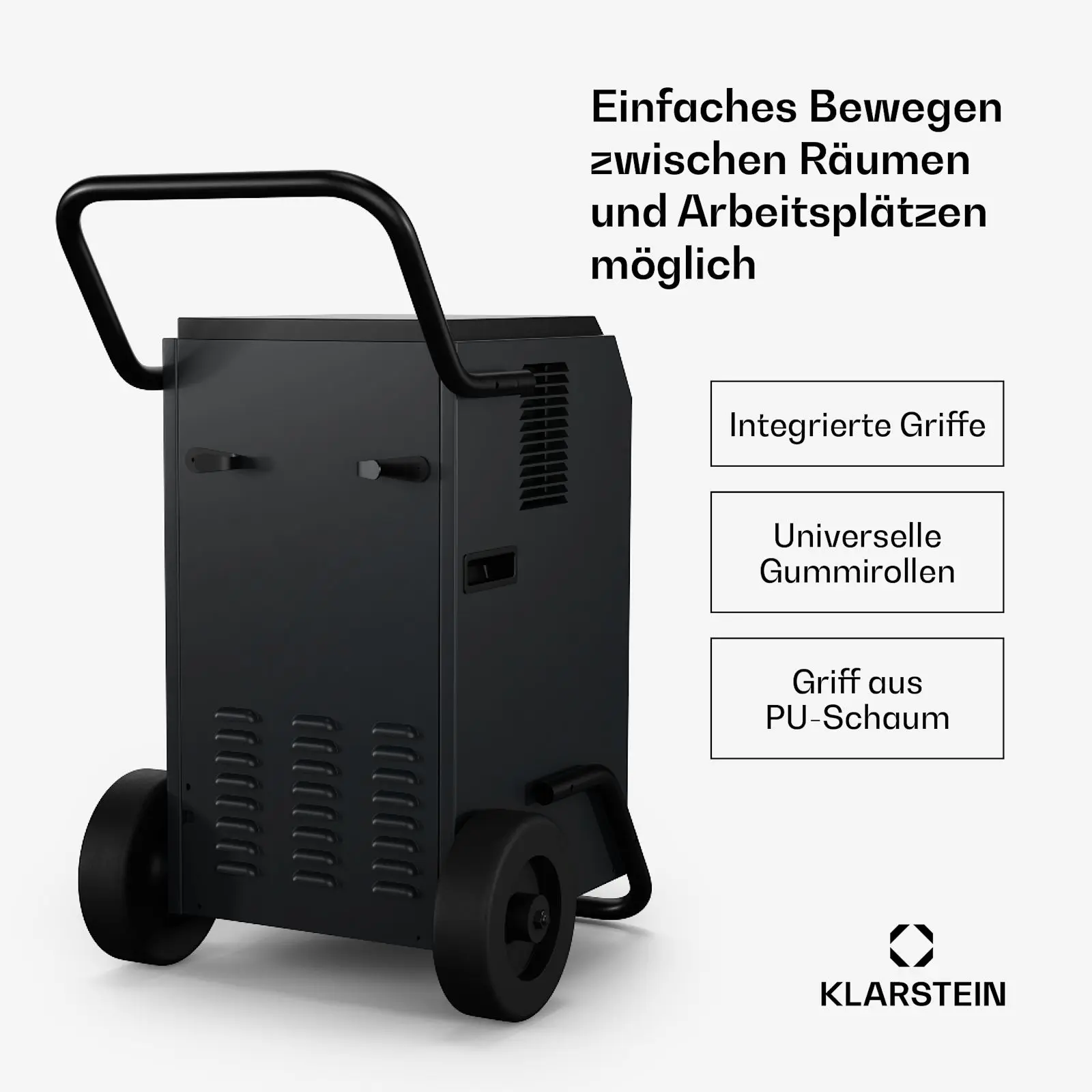 Dehumidifier, 50L, Portable, 80-100, m2 - detail 6