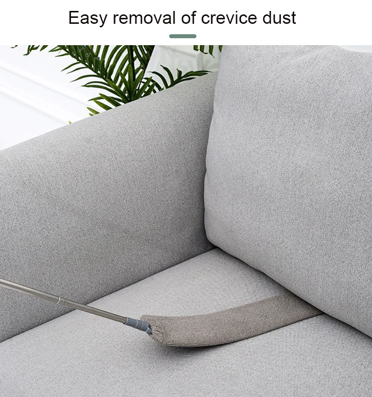 Extending telescopic pole ceiling clean washable microfiber fluffy duster