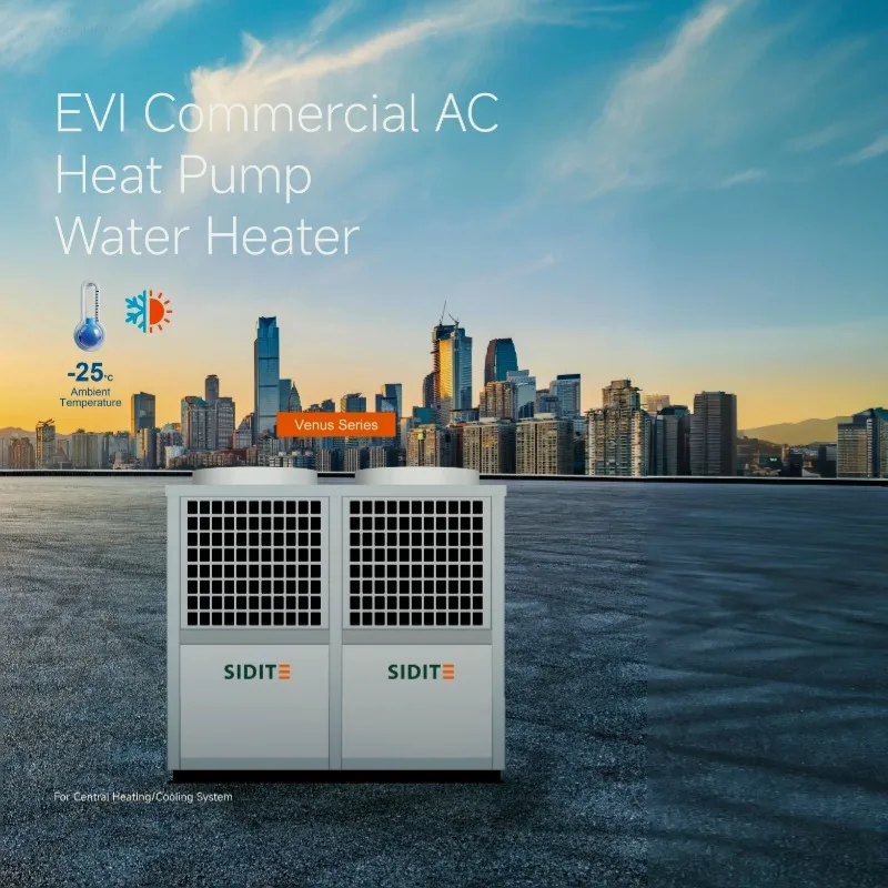 SDT-GKD High Efficiency Commercial Industrial Heating Cooling R410A Refrigerant 8.4-215KW Capacity Heat Pump Water Heaters details