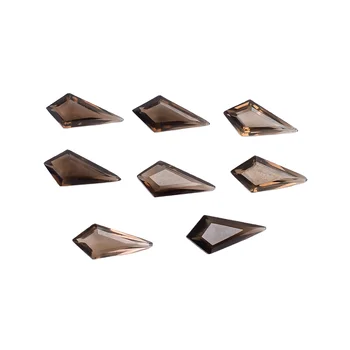Natural Smoky Topaz Hexagon Shape Loose Faceted Calibrated Size Gemstone Wholesale Lot For Making Jewelry