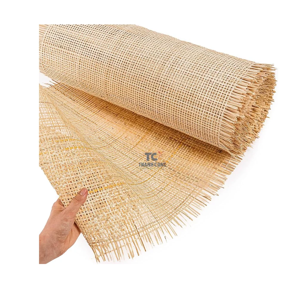 Cane Webbing Roll Rattan Caning Material Cane Webbing Woven Open Mesh