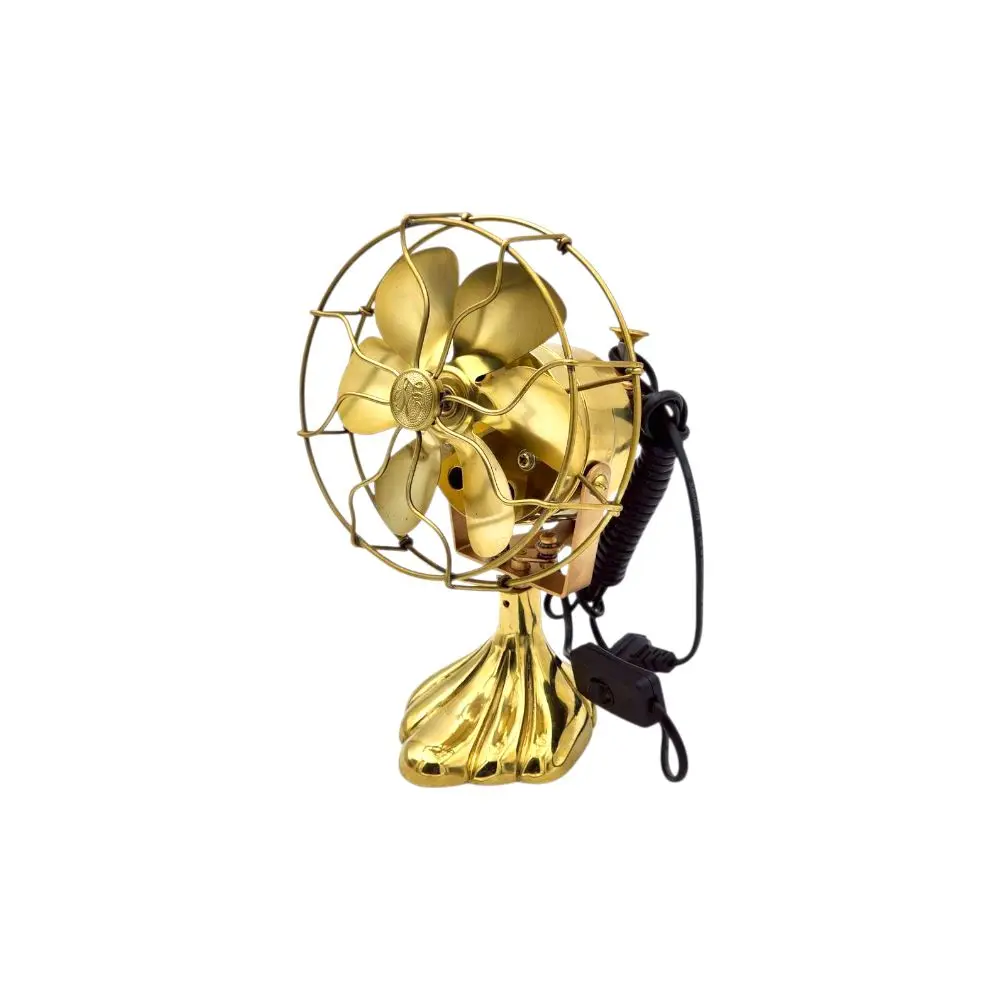 Table Fan, 6", Brass - detail 2