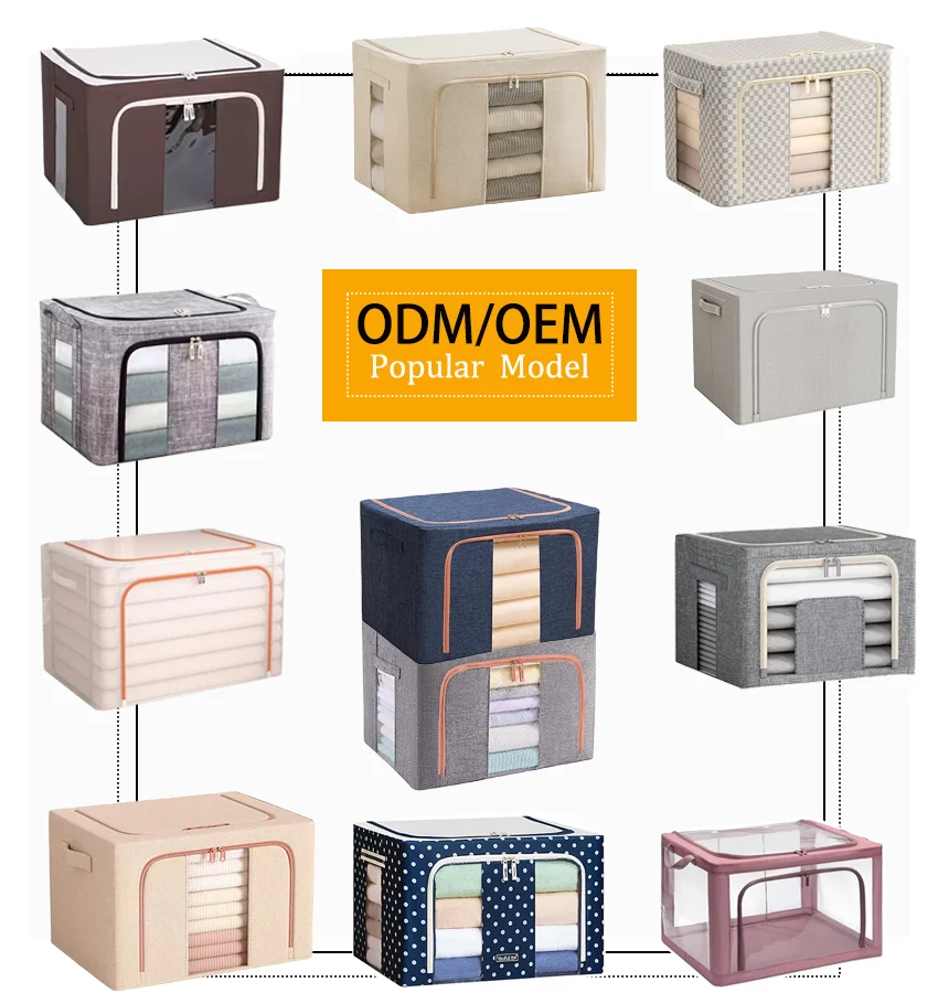 Foldable PVC Clothing Organizer with 20-35L Capacity Over 10kg Load Durable & Waterproof for Modern Home Storage Box manufacture