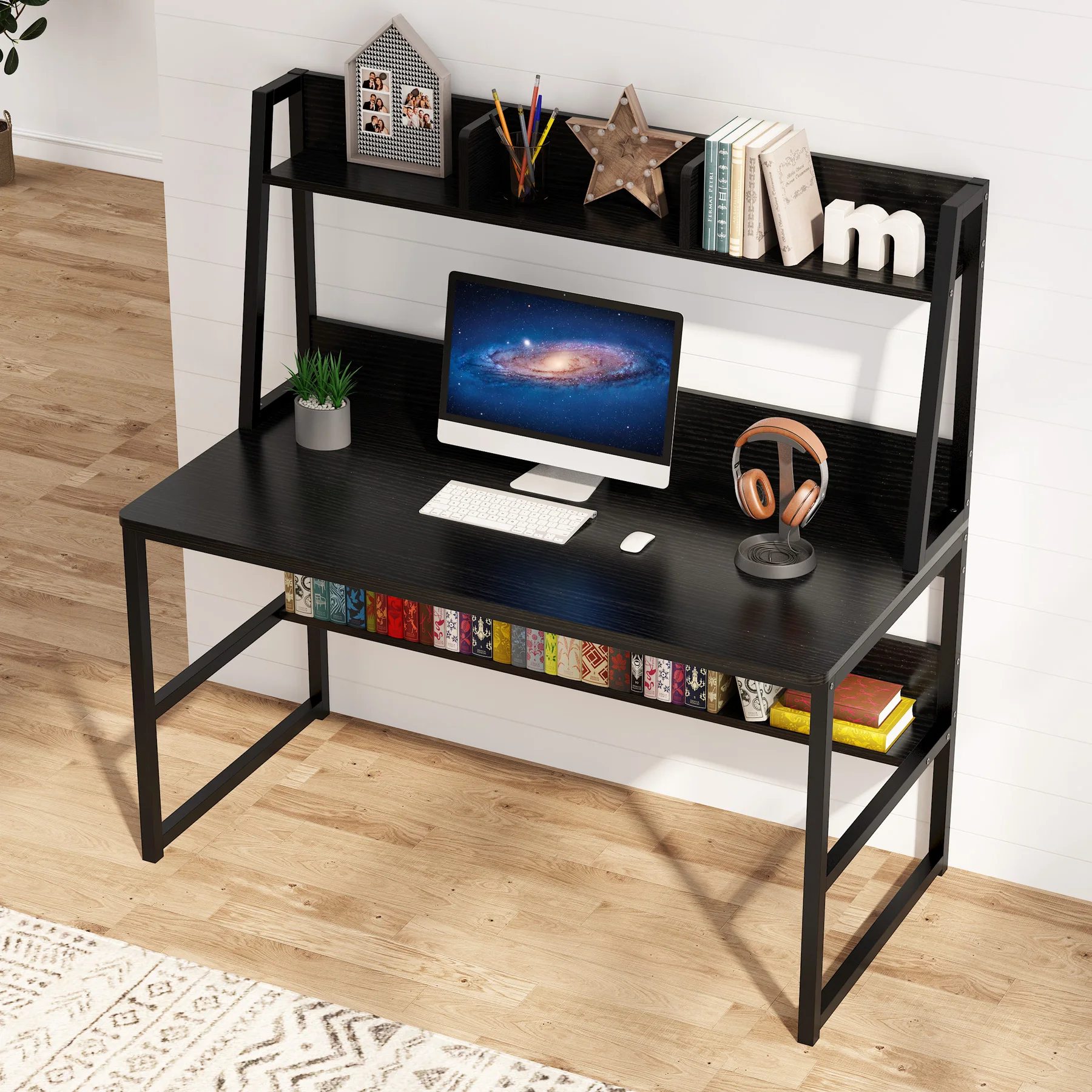 2023 New Design Wooden Desk Table Home Large Corner Studio Computer Desk