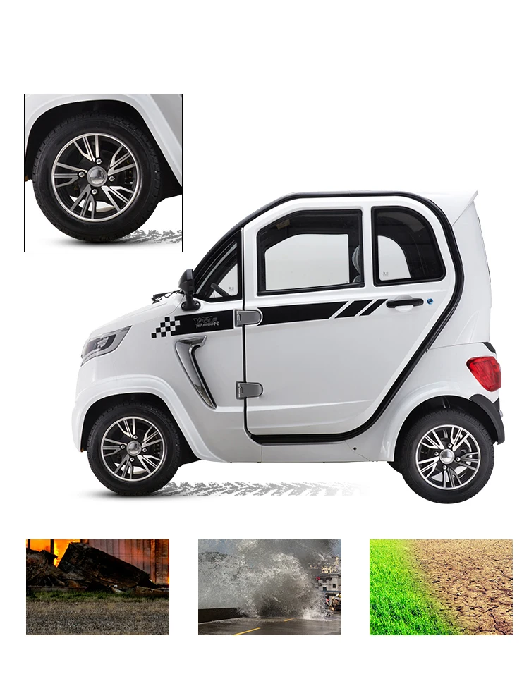 BFF Kepler High Speed Micro Electric Car 4 Wheel Passenger Electric Car Cabin Scooter with EEC COC Tricycle Electric Vehicles