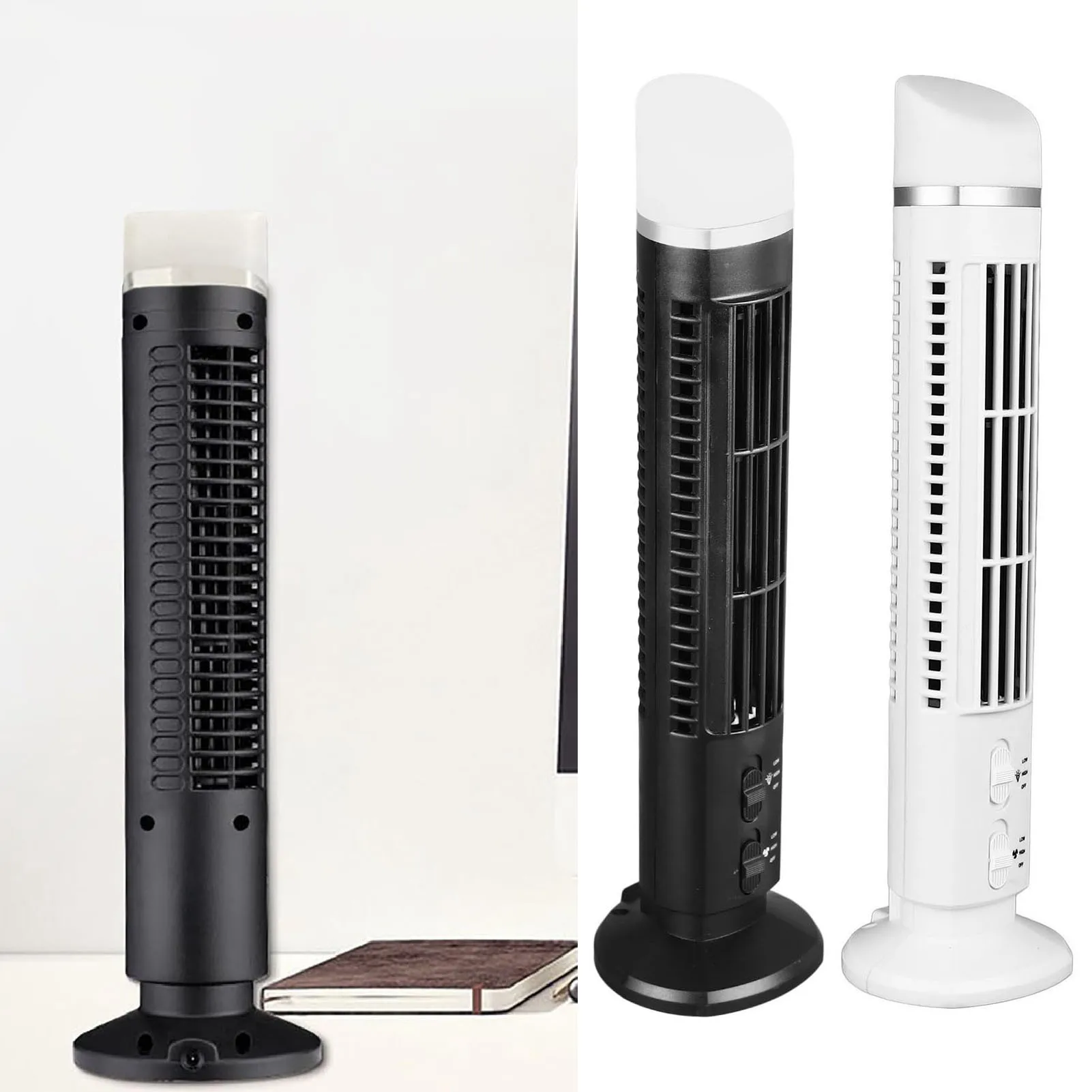 Tower Fan, 60W, Portable, Plastic - detail 4
