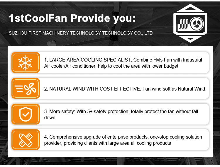 Freestanding Portable Hvls Fan, 0.75KW, 200 - detail 8