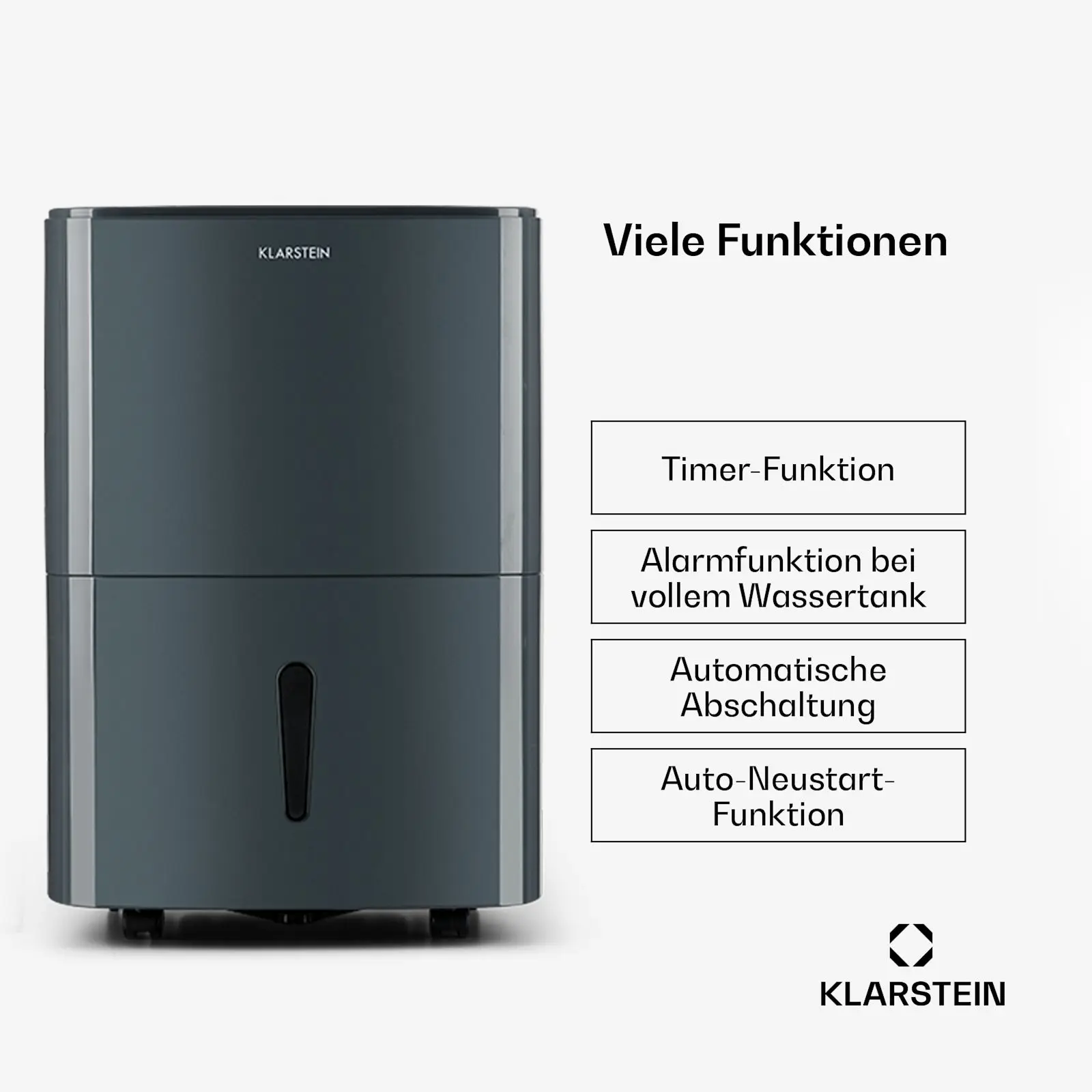 Dehumidifier, 20L, Portable, 40-50, m2 - detail 8