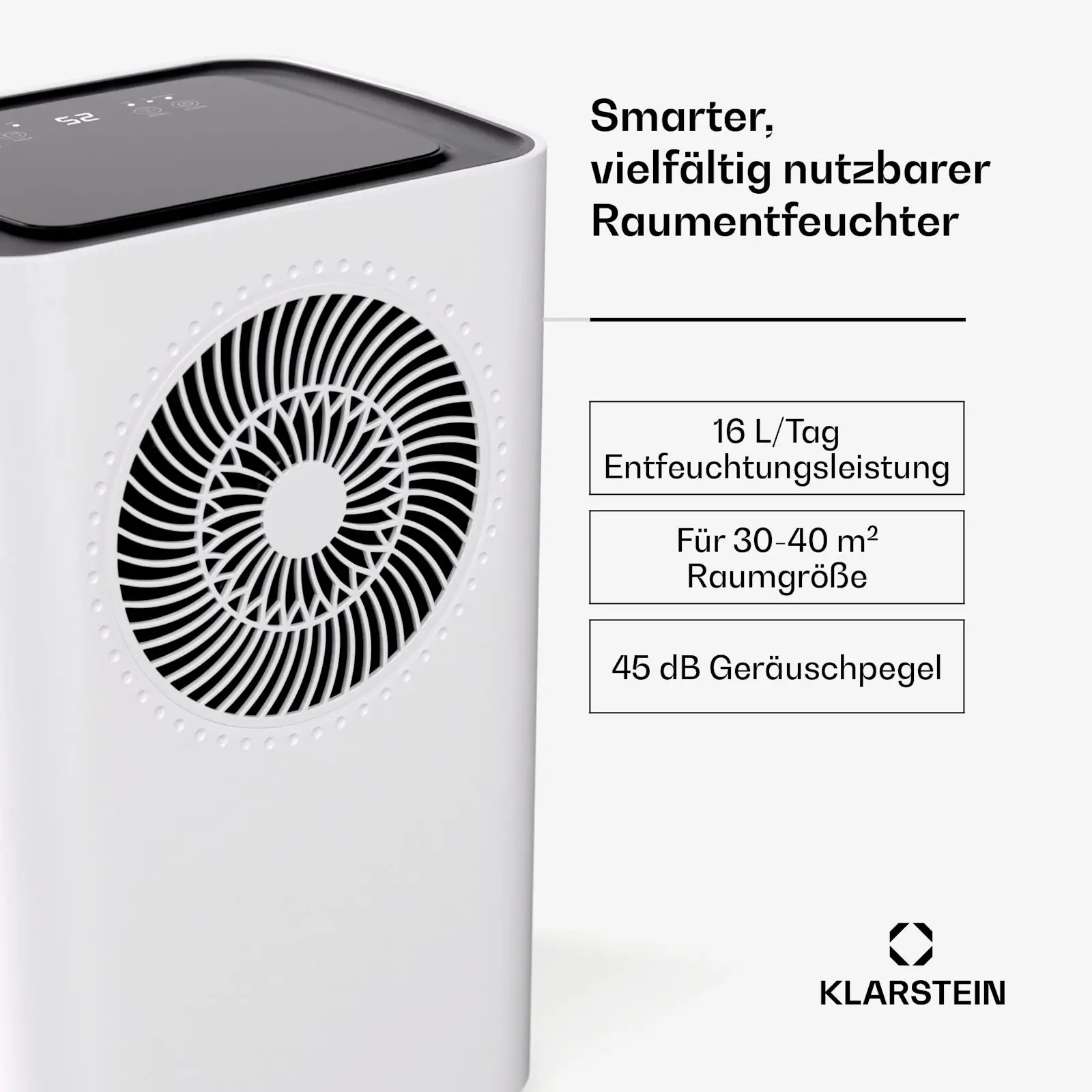 Dehumidifier, 16L, Portable, 30-40, m2 - detail 8