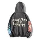 2022 Custom Men And Women Harajuku Oversized Graffiti Letter Foam Plus Velvet Sweatshirts
