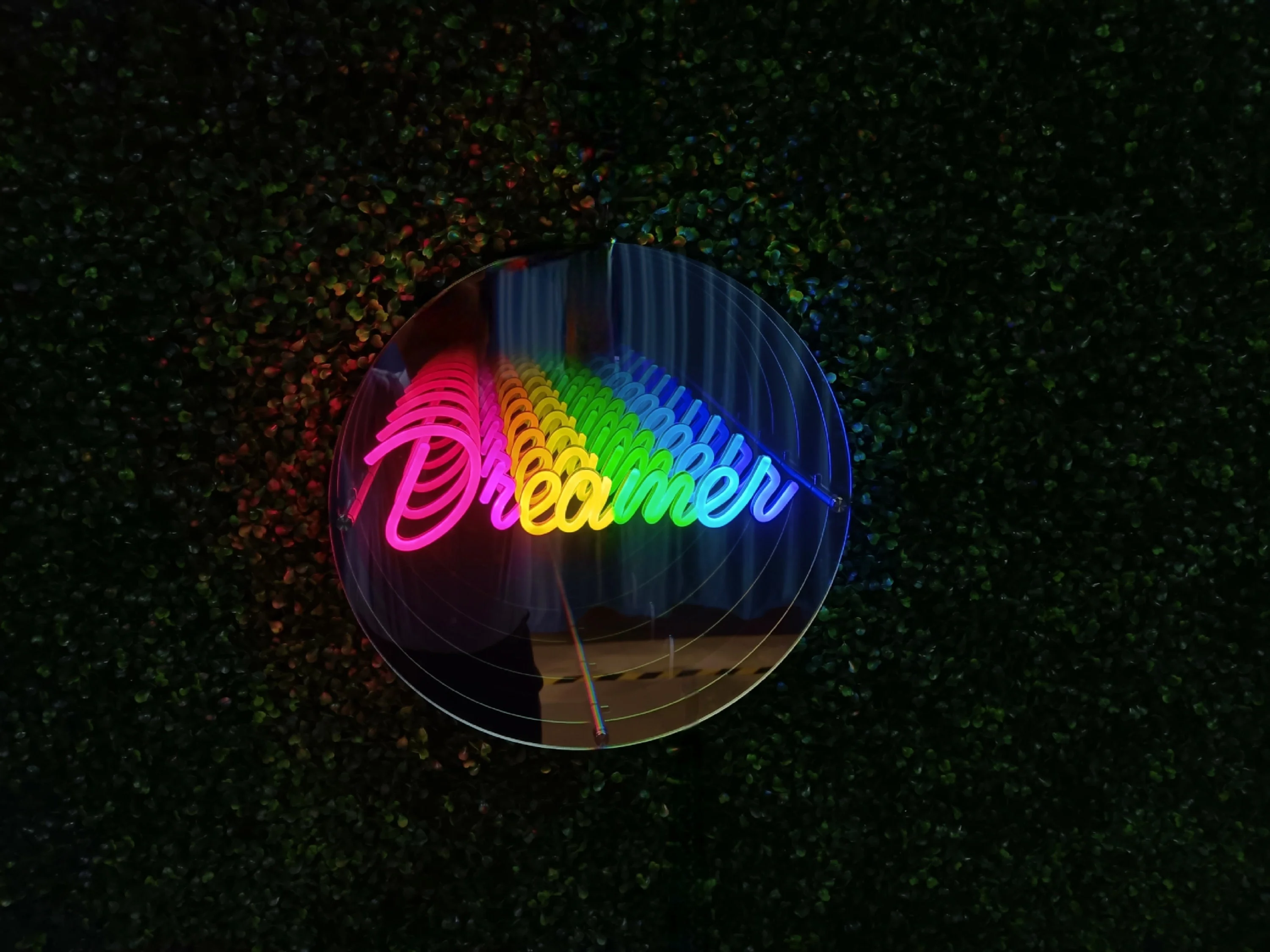 product new product ideas infinity mirror with professional manufacturer abyss mirror wall lamp sign board 3d logo-2