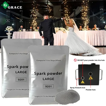 Grace 200g Titanium Powder For Cold Spark Machine Special Effect Cold Spark Machine Powder Dusty