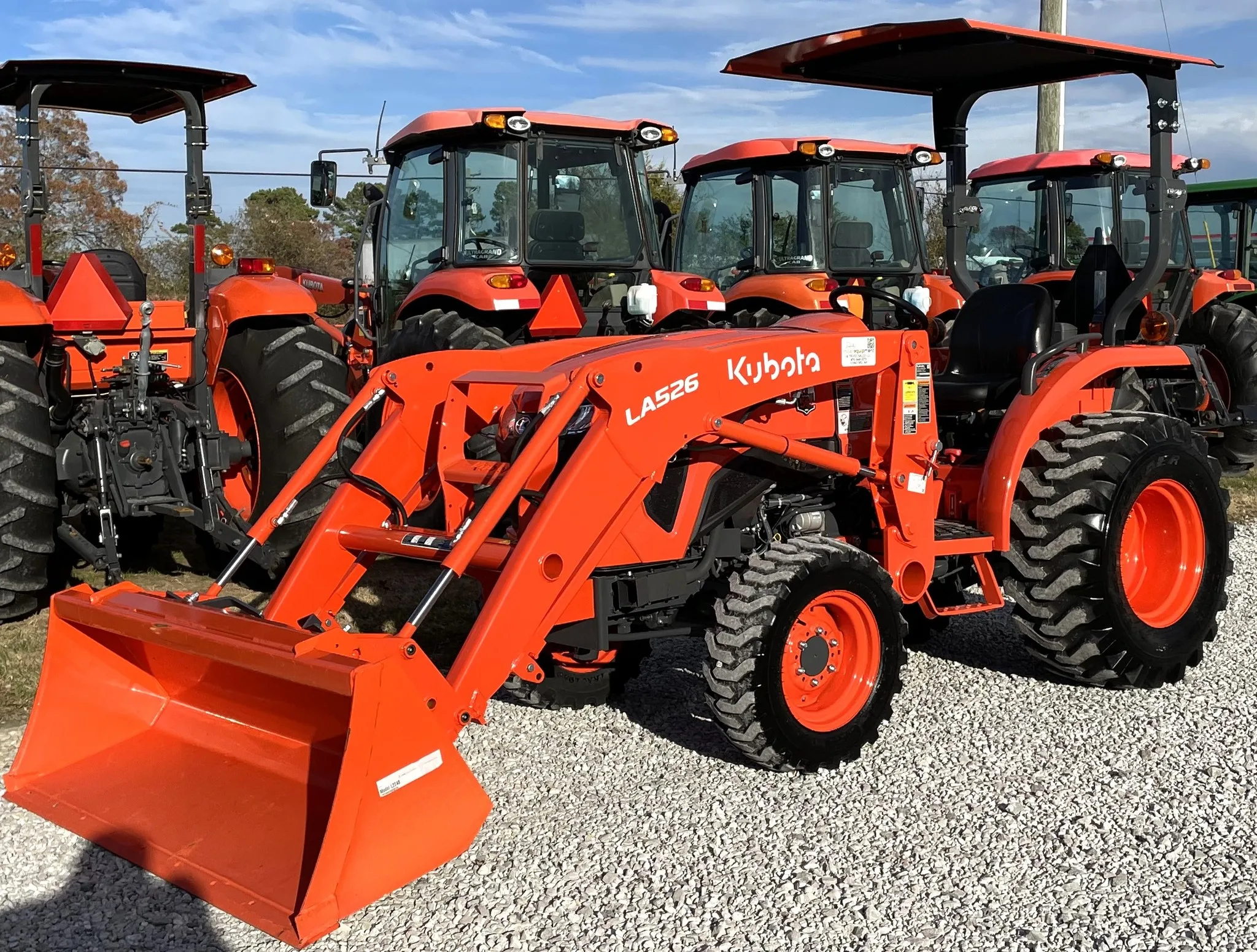 Kubota M Hp New Wheel Tractor With Farming Machinery Mini Compact