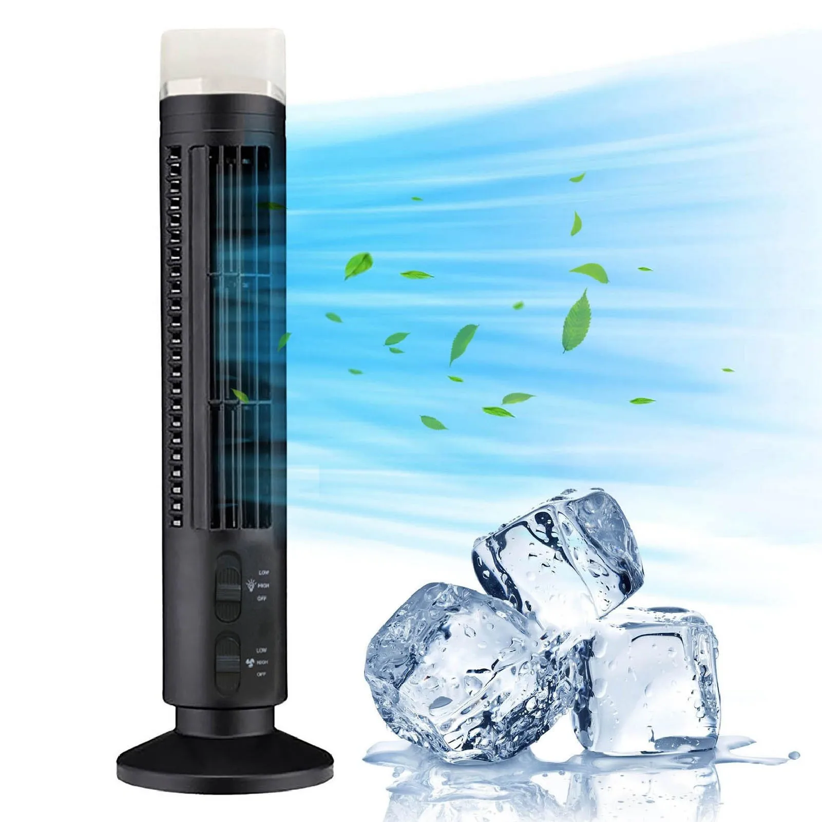 Tower Fan, 60W, Portable, Plastic - detail 2
