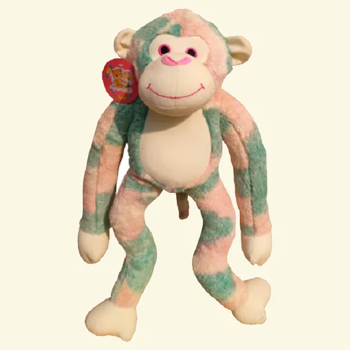 multi coloured monkey soft toy