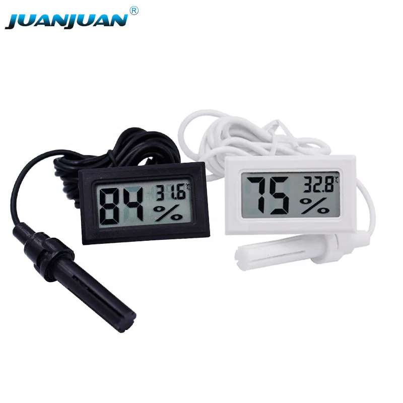 Digital LCD Temperature Indoor Thermometer Meter Mini Humidity Gauge Hygrometer#