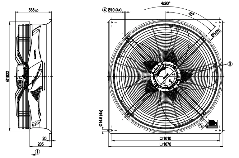 Ip55 Air Conditioner, 8317077728, W3G910-KU25-03/F01 - detail 16