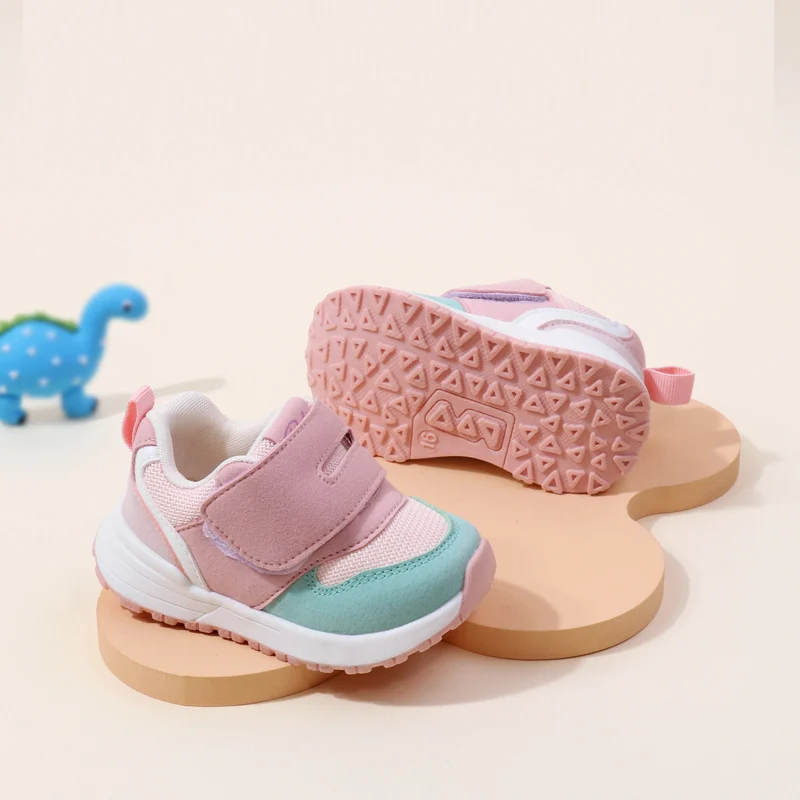 High Quality Unisex Toddler Sport Shoes for Boys Girls Light Weight Breathable Anti-Slip Flat Design-for Summer Spring Autumn manufacture