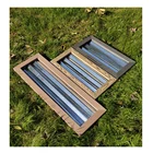 Garden Raised Garden Bed Metal Wood Plastic Composite Planter Box Raised Garden Bed Model GB1263