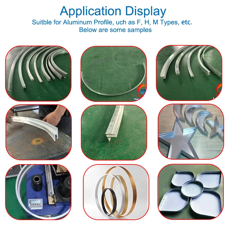 product bend pvc stretch ceiling film accessory f h m w aluminum profile round circle shape manual aluminum profile bending machine-19