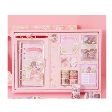 Skyward DIY Scrapbooking Diary Stationery Set for Girls loose-leaf cartoon handbook notebook stationery gift box