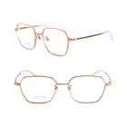 Metal Optical Frames Custom Design Eyeframes Metal Eyeglass Large Round Titanium Optical Frames