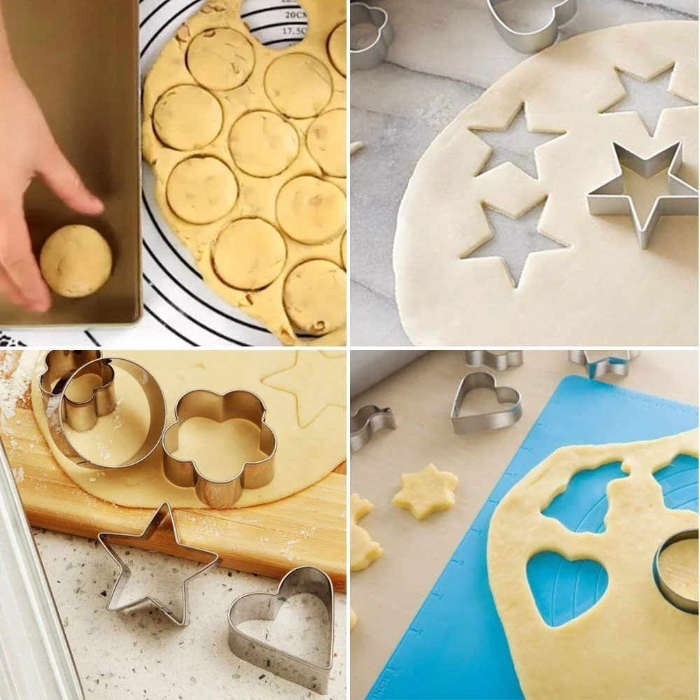 Sale mini non-stick smooth rolling pin cookie plunger cutters bakeware cake tools decorating baking pan sets