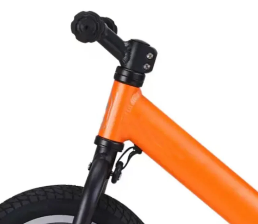 product wholesale 12 inch baby safe steel fork lightweight single speed gear balance bike no chain for kids-3